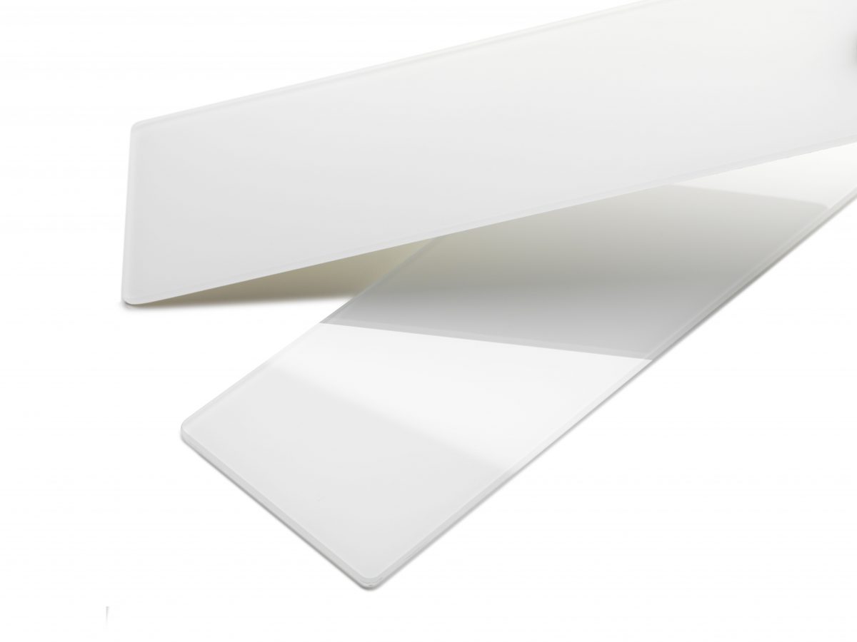 Glasmuster ELEMENTO Weiss matt
